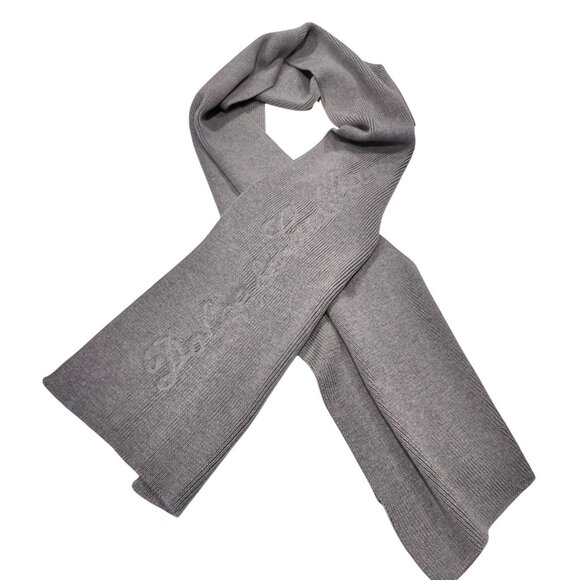 Dolce & Gabbana Gray Knit Scarf Unisex - Picture 3 of 10